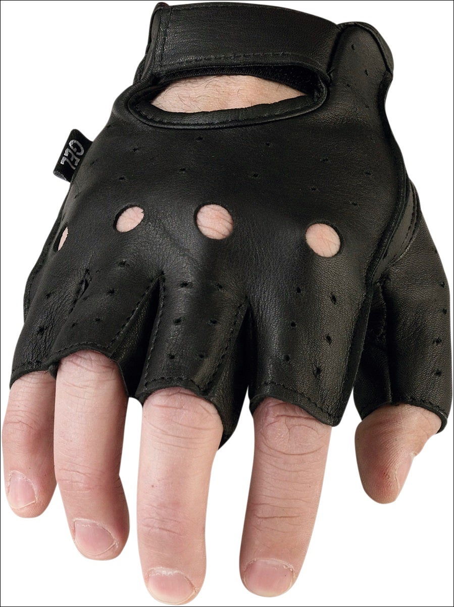Z1R Mens 270 Premium Goat Skin Leather Vented Perforated Gloves 3301 2600