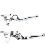 PSR 12-00611-20 Chrome Journey Adjustable Brake Clutch Levers 17-Up HD Touring