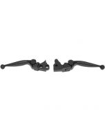 PSR 12-00612-22 Black Journey Adjustable Brake Clutch Levers 17-19 Harley Trike