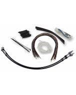 FBI Fat Baggers Black 16 EZ Install Kit Hydraulic Lines Harley Batwing 08-13