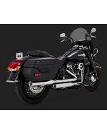 Vance & Hines 16716 Chrome Eliminator 300 Slip On Mufflers Exhaust 18-Up Softail M8