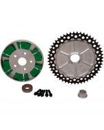 Alloy Art Black CNC 49T Universal Drive Cush Chain Conversion System UCC49-31