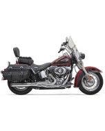 Bassani 1S18R Chrome Road Rage II B1 Power 2 into 1 System Harley Softail 86-17