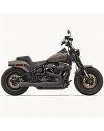 Bassani 1S92RB Black Road Rage 2 Into 1 Exhaust Harley Fat Bob Slim 18-19