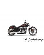 Buy Rinehart 200-0202C 2-Into-1 System Chrome with Chrome End Cap 18+ Harley Softail Davidson dyna FL FLS FLDE FXS Deluxe Slim Street Bob Low rider Fat Bob from Eastern Performance Cycles. Great prices and free shipping!