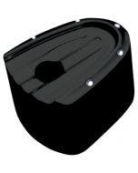 Covingtons Dimpled Gloss Black Ignition Switch Knob Cover Harley 07-13 FLH/T