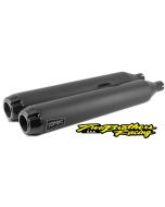 Buy Two Brothers 005-4140499D Black Gen II 2-Into-1 Full System 15-17 Softail 597719  fatbob fatboy breakout fat tire wide exhaust harley davidson from Eastern Performance Cycles. Great prices and free shipping!