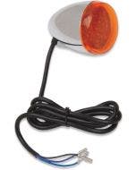 Chris Products 8500A-LED Chrome Amber Bullet Style LED Turn Signal Assembly 12V