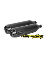 Buy Two Brothers 005-4360499D-B Black Gen II 2-Into-1 Full System 04-17 Softail 597721 fatbob fatboy breakout fat tire wide exhaust harley davidson from Eastern Performance Cycles. Great prices and free shipping!