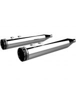 Khrome Werks 202790 Chrome Tracer Tip 4.5 HP Plus Mufflers Harley Touring 96-16