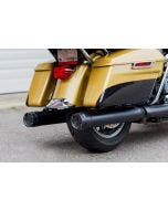 Firebrand Black Grand Prix Slip-On Mufflers 10-1026 Harley M8 Touring 17-Up