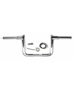 FBI Fat Baggers 1-1/2 Chrome 12" EZ Install Pointed Handlelbar Cable PKG FLH 14-20