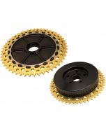 Alloy Art Gold CNC 49T Universal Drive Cush Chain Conversion System UCC49-12