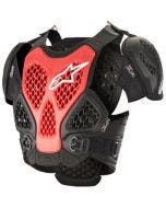 Alpinestars Black/Red Bionic Chest Protector Roost Guard MX Unisex (S-2XL) 2701-0897 2701-0898 2701-0899 27010897 27010898 27010899