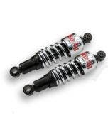 Burly Brand Chrome Slammer Rear Suspension Shocks 10.5 Harley FLH/T 80-Up