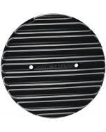 Arlen Ness Black Finned 2 Hole Derby Cover Indian w/ 111" Thunderstroke Engine