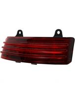 Custom Dynamics ProBeam Red Lens Red LED Tribar Rear Fender Taillight 06-09 FLHX