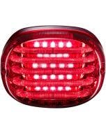 Custom Dynamics PB-TL-SBW-R Red ProBeam LED Squareback Brake Taillight 99-19 FLHT