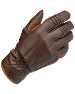 Biltwell Heavy Duty Brown Leather Work Gloves (XS-2XL) 