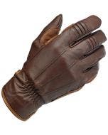 Biltwell Heavy Duty Brown Leather Work Gloves (XS-2XL) 