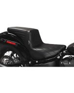 Le Pera LYO-590DM Black Kickflip 2-Up Seat Diamond Harley Softail Fat Boy 18-21