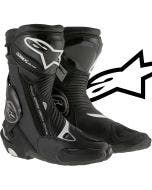 Purchase Alpinestars SMX Plus Black Street Track Motorcycle Boots (38-48) (5-13) 3404-0965 34040965 3404-0969 34040969 from Eastern Performance Cycles. Great prices and free shipping! S-MX