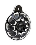 Arlen Ness 70-252 Gloss Black Drift Inverted Horn for Harley Metric or Custom Application