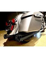 SuperTrapp 147-21820 Black Stout Slip-On Mufflers Indian Touring 14-20