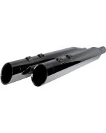 Khrome Werks 202660 4.5 Slip-On Muffler Chrome Edge Tip Harley Twin Cam 95-16