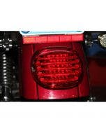 Custom Dynamics ProBeam Red Low Profile Laydown Taillight W/O License Plate Light Harley