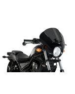 Custom Acces Dark Night Semi Fairing Dark Smoke Honda Rebel CMX 300 500 17-Up