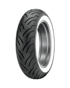 Dunlop American Elite 180/65B16 White Wall Rear Tire Harley Davidson