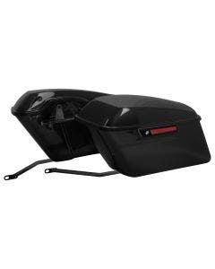Hogworkz HW167219 Black Standard Saddlebag Conversion Kit Harley Softail 84-17