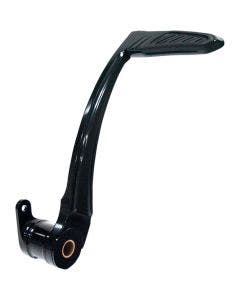 Performance Machine Black Contour Rear Brake Lever for 14-22 Harley Touring