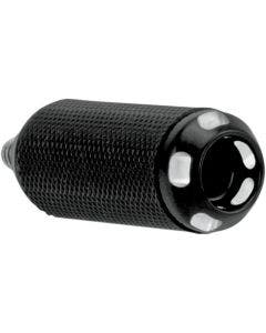 Performance Machine Black Contrast Apex Shift Peg for Harley or Metric Sold Each