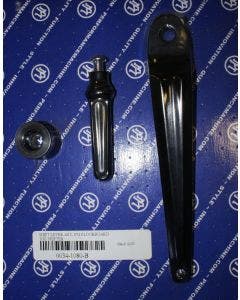 Performance Machine PM Black Contour Toe Shift Lever Harley FL 00-15 FL Softail | 0034-1080-B