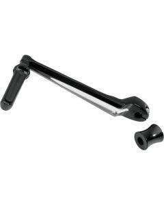 Performance Machine PM Black Contrast Cut Toe Shift Lever Harley FLH & 00-15 S/T
