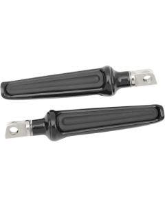 Performance Machine PM  Black Folding Contour Pegs 4 Harley Davidson Male Mount | 0035-0065-B