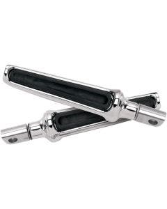 Performance Machine PM  Chrome Folding Contour Pegs 4 Harley Davidson Male Mount | 0035-0065-CH