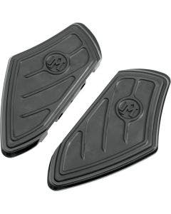 Performance Machine PM Contour Black Passenger Floorboards for Harley Touring and Softail - 0036-1001-B