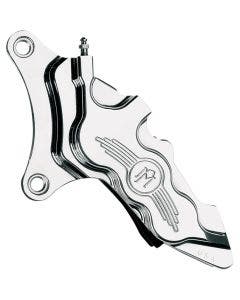 Performance Machine Chrome 11.5 Left Side 6 Piston Calipers for 00-15 Harley