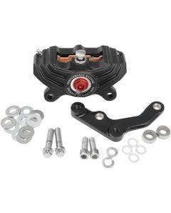 Performance Machine PM Black Ops Vintage Single Front Brake Caliper Harley 13"