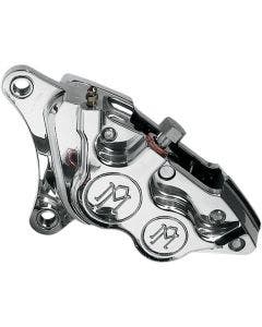 Performance Machine Chrome Left Caliper for Harley Touring Dyna Softail 00-15