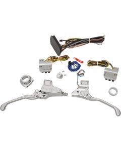 Performance Machine PM Chrome 9/16 Can Bus Handlebar Controls Cable Clutch