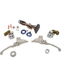 Performance Machine Chrome 9/16 Can Bus Handlebar Control Kit 14-16 FLH