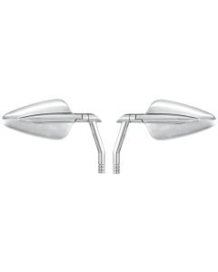 Performance Machine PM Chrome Vision Arrow XL Mirrors Pair Softail Dyna XL FLH Metric