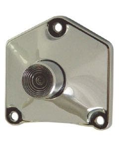 Mid USA 17758 V-Factor Chrome Solenoid Covers With Starter Button Harley 91-Up