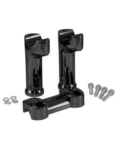 Mid USA V Factor 41059 Black 5" Risers for 1 1/4" Bars FXDF 08+ Custom 56898-08