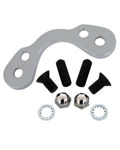 Mid USA 35312 Chrome Handlebar Riser Adapter Kit for Wide Springer Front End