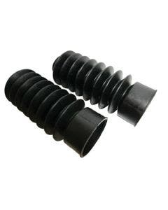 V-Factor EMGO 41mm Rubber Fork Boot Gaiters Covers 8-1/4" Harley & Metric Custom